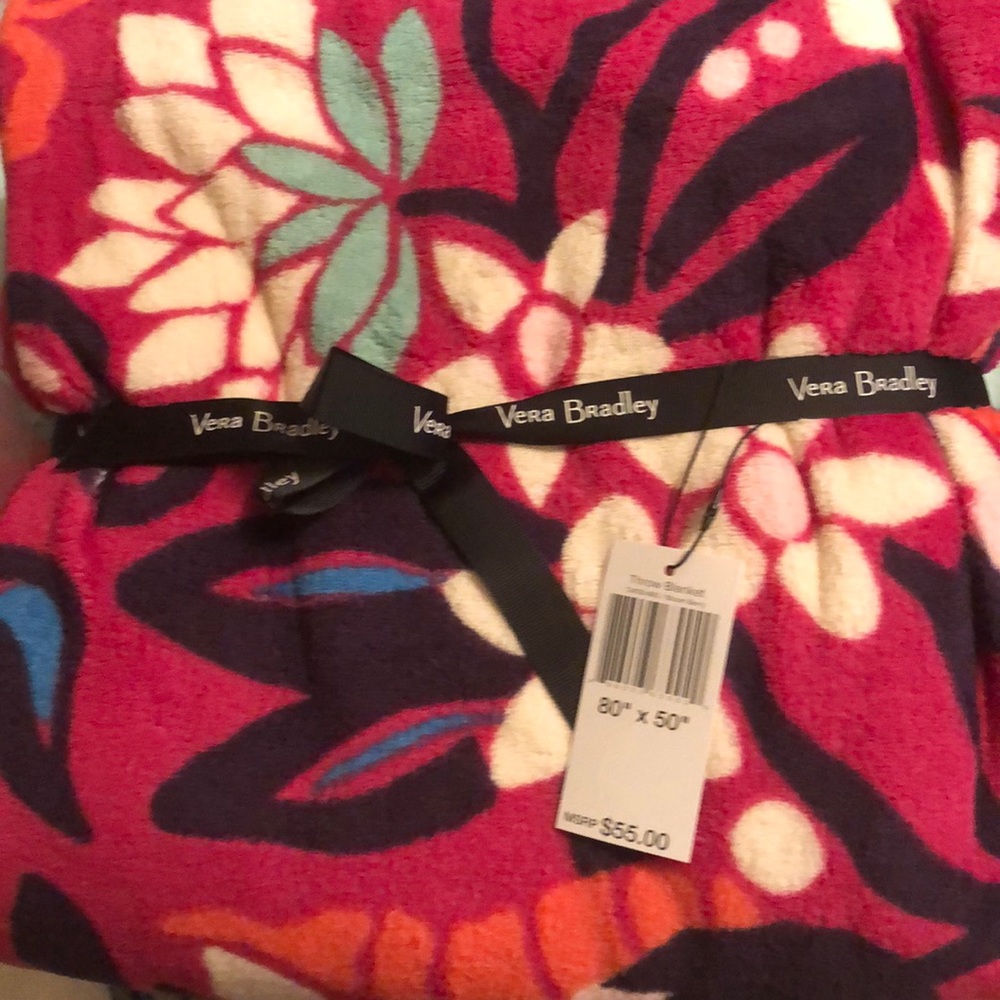 Vera Bradley throw blanket